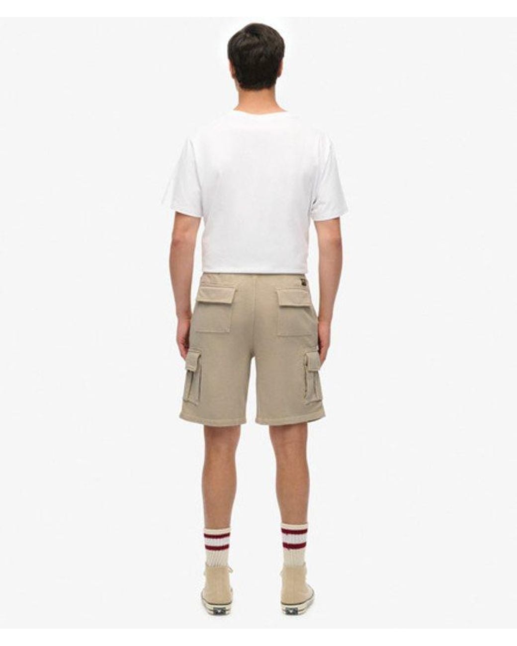 Superdry Natural & Co Contrast Stitch Cargo Shorts for men