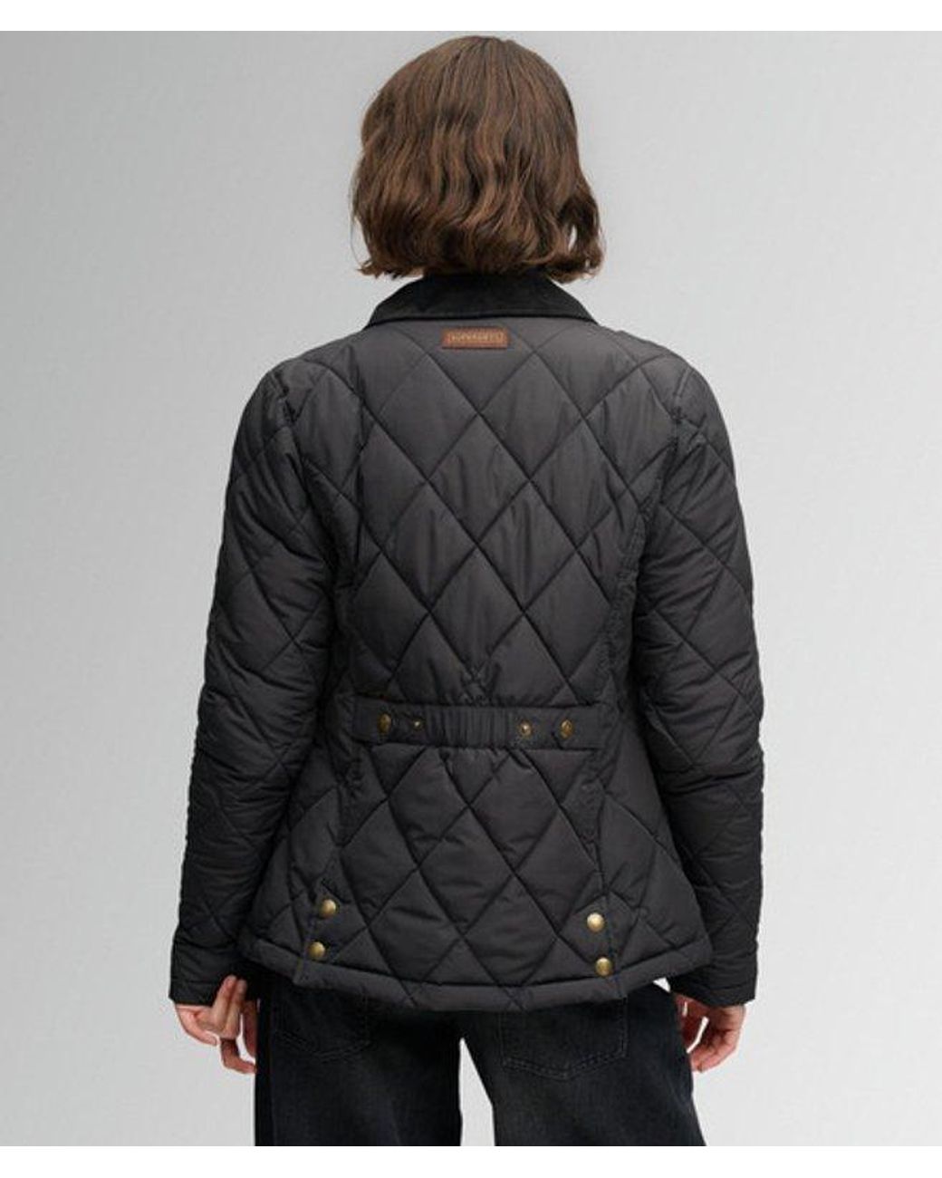 Superdry Black & Co Cord Trimmed Liner Jacket