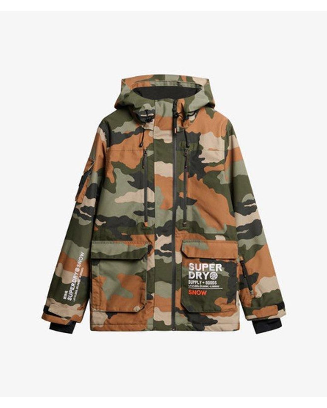 Superdry Green & Co Ski Ultimate Rescue Jacket for men