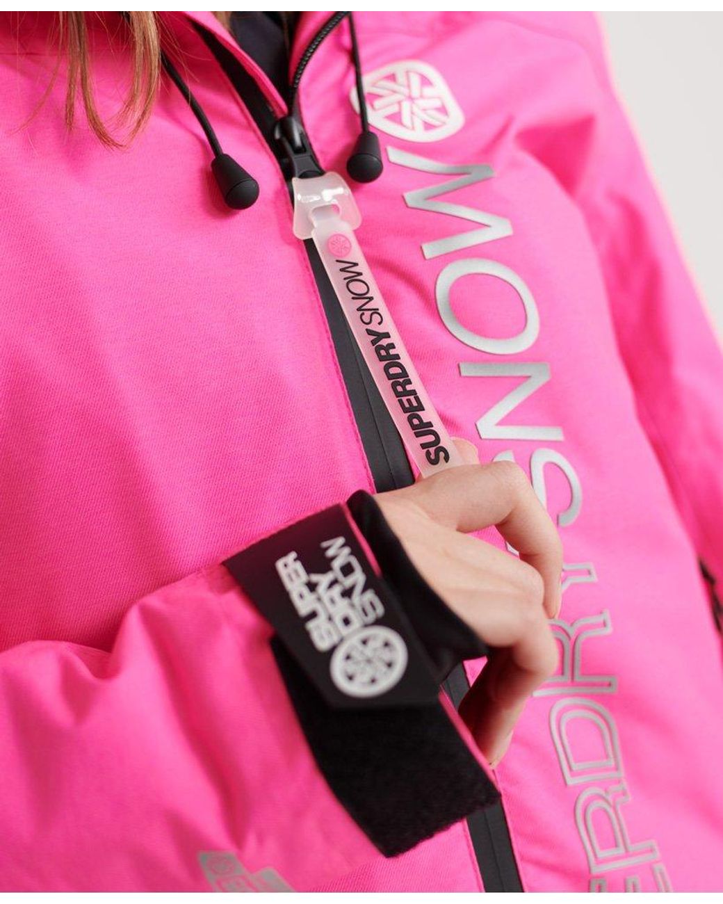 SUPERDRY Superdry SD SKI RUN - Chaqueta mujer pink/black - Private