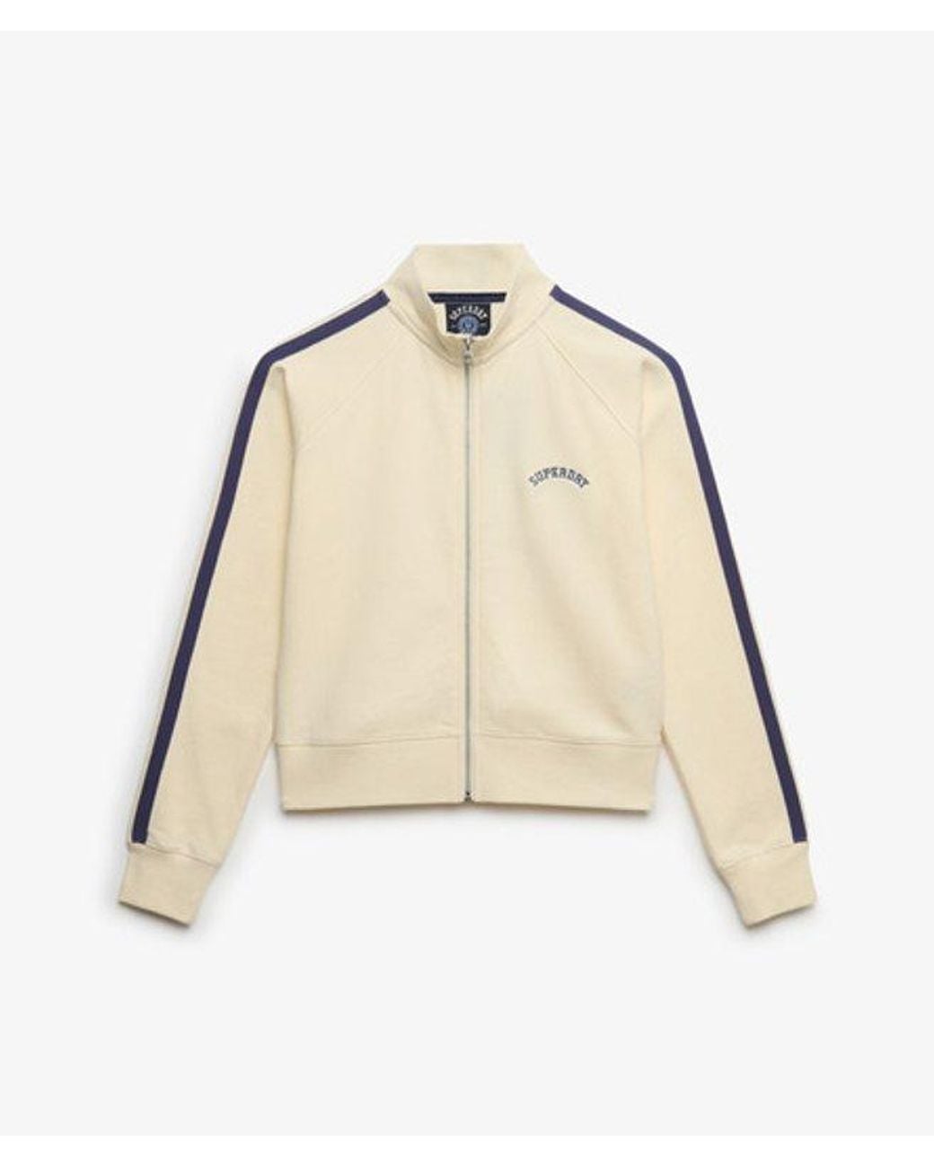 Superdry Natural & Co Essential Logo Zip Track Top