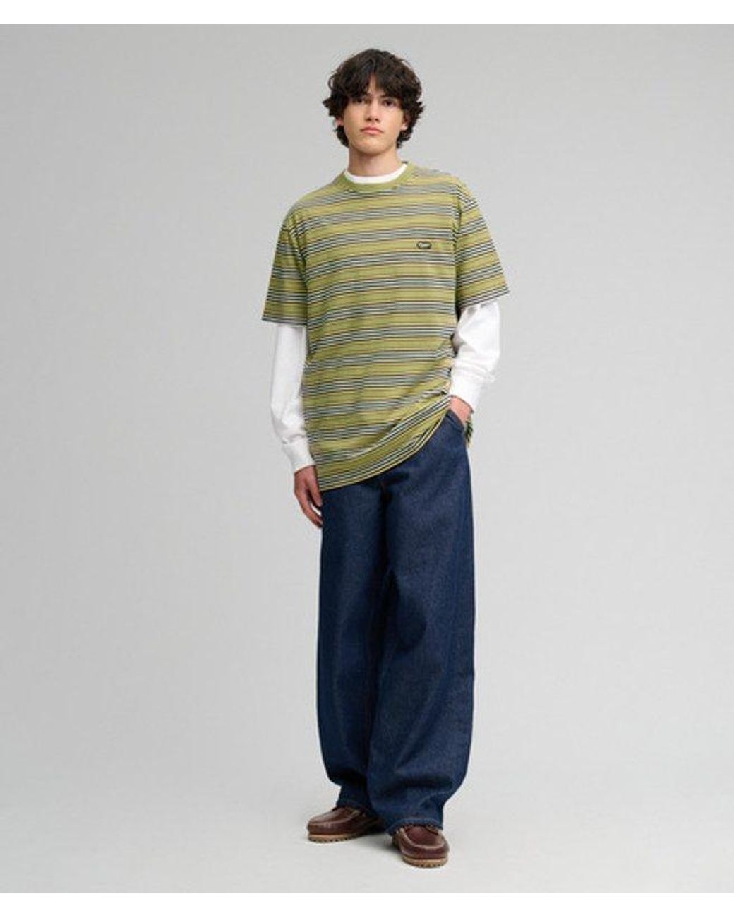 Superdry Green & Co Oversized Stripe T-shirt for men