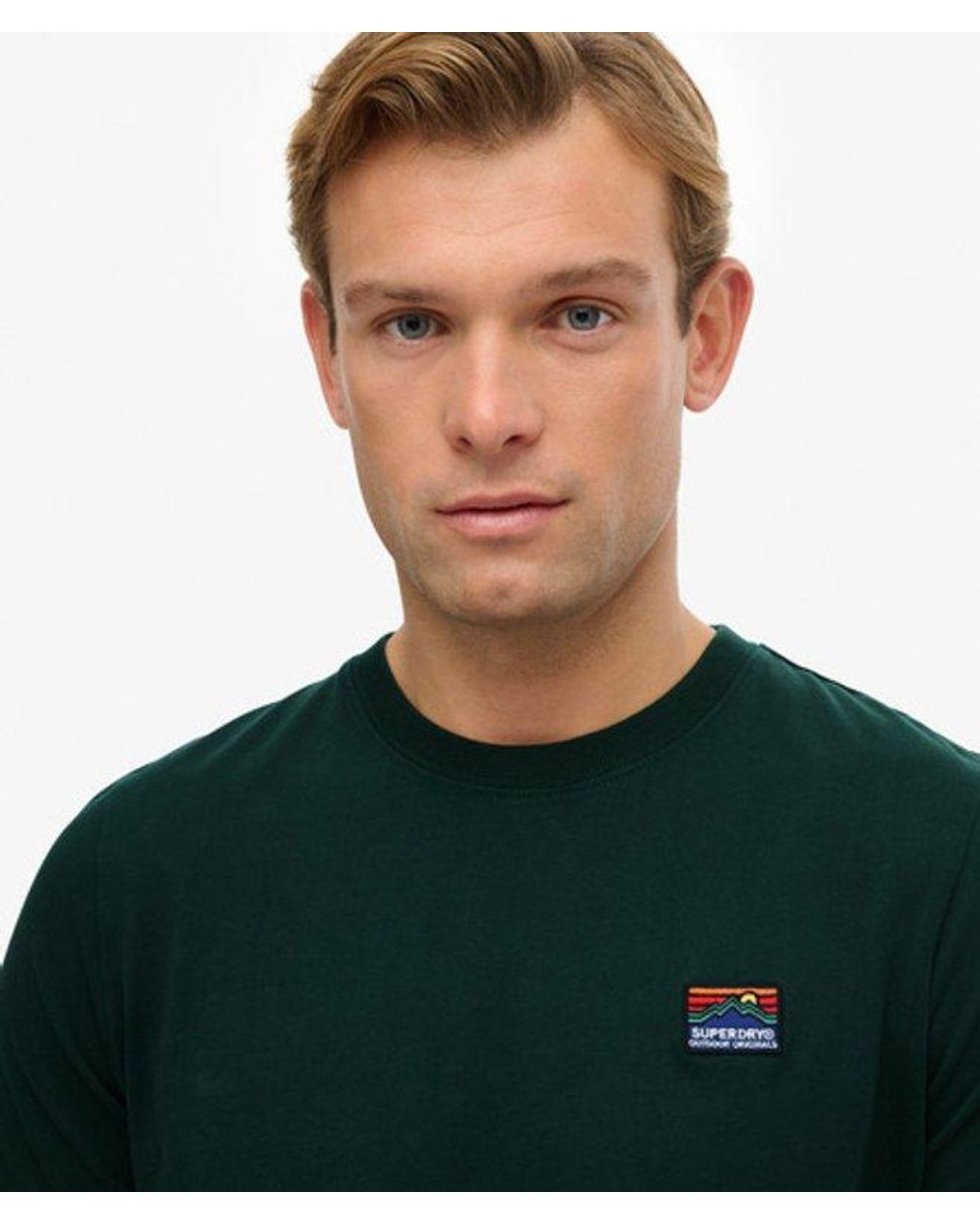 Superdry Green & Co Great Outdoors Embroidered Relaxed T-shirt for men