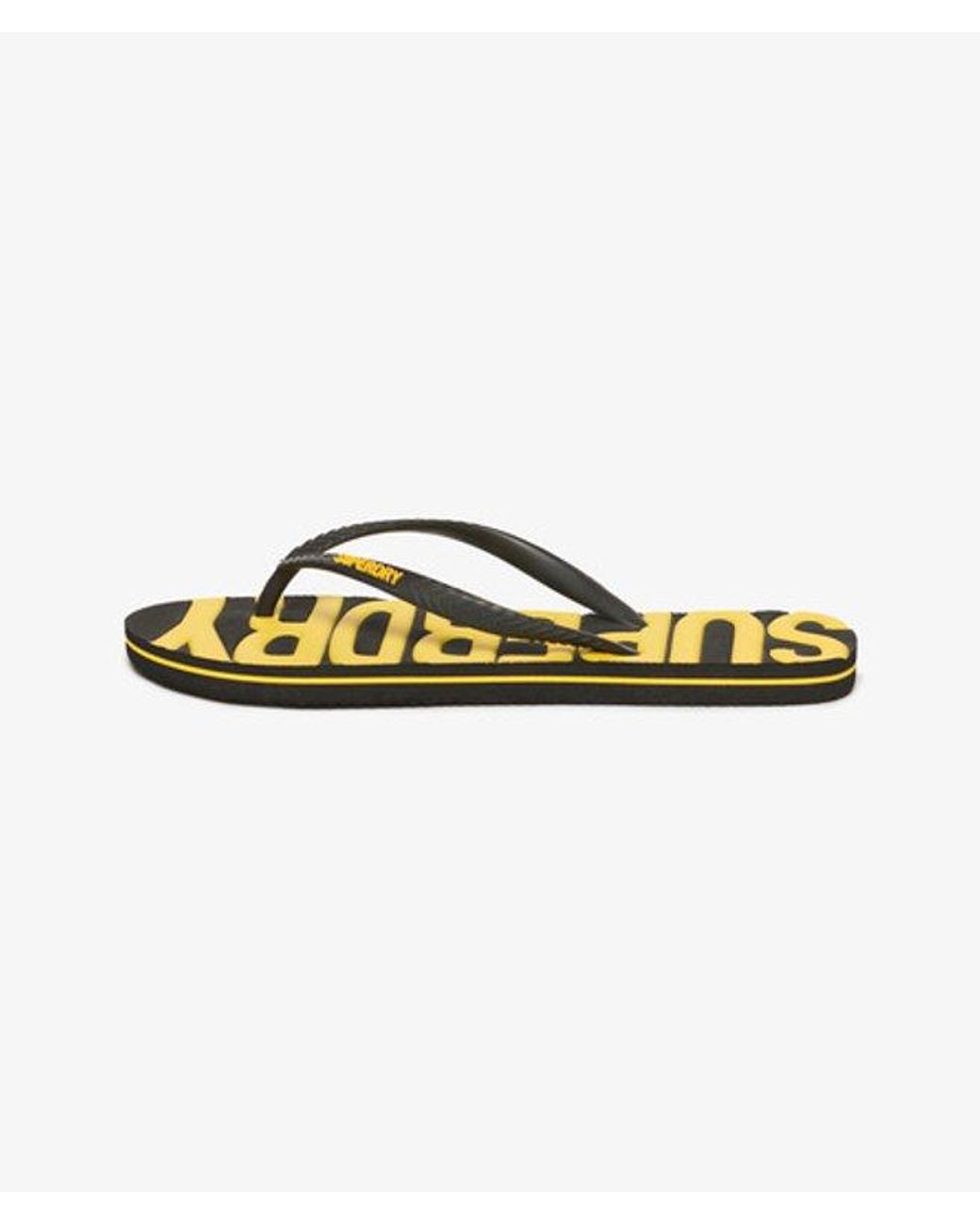 Superdry Yellow & Co Vintage Flip Flops