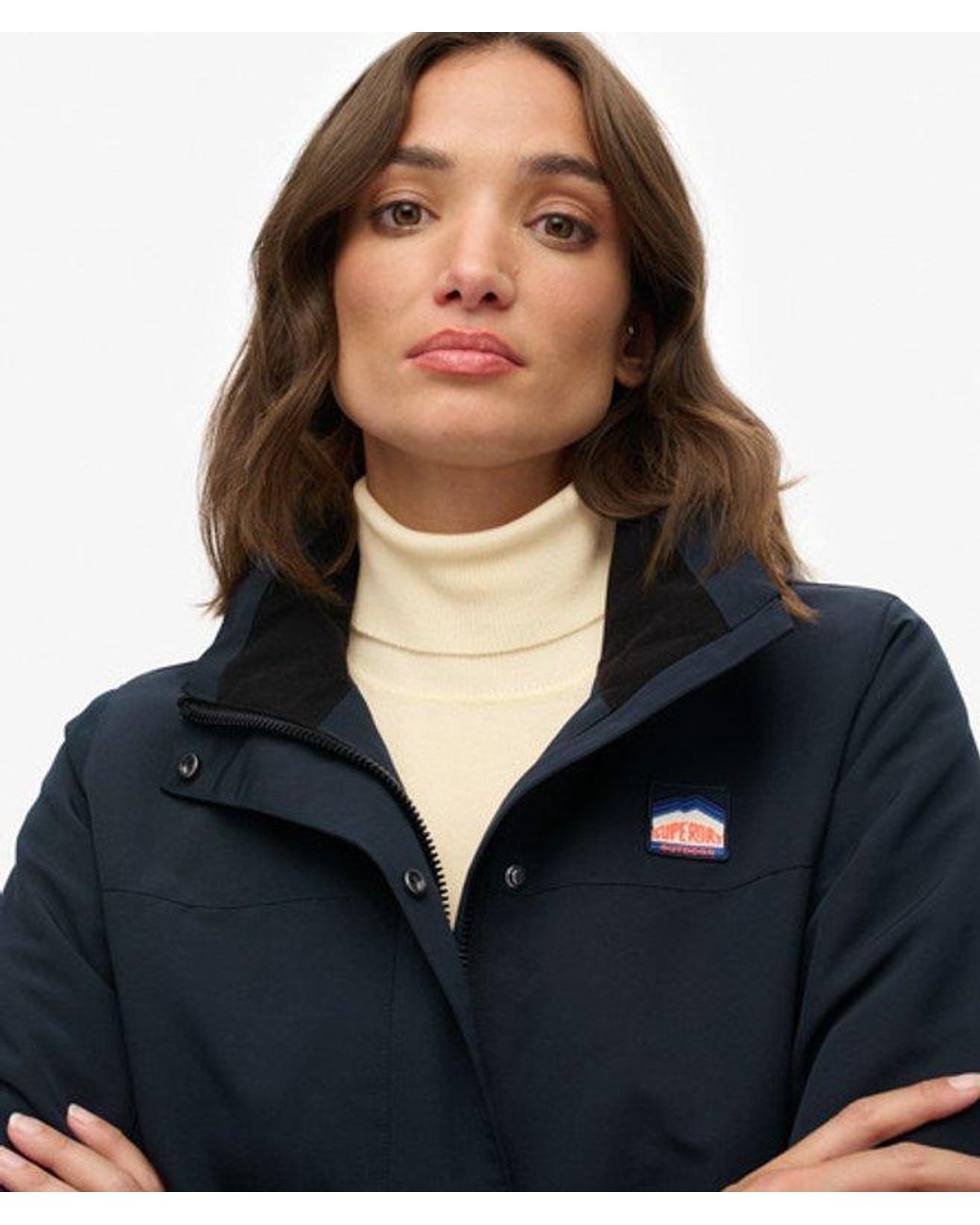 Superdry Blue & Co Non Hooded Shell Jacket