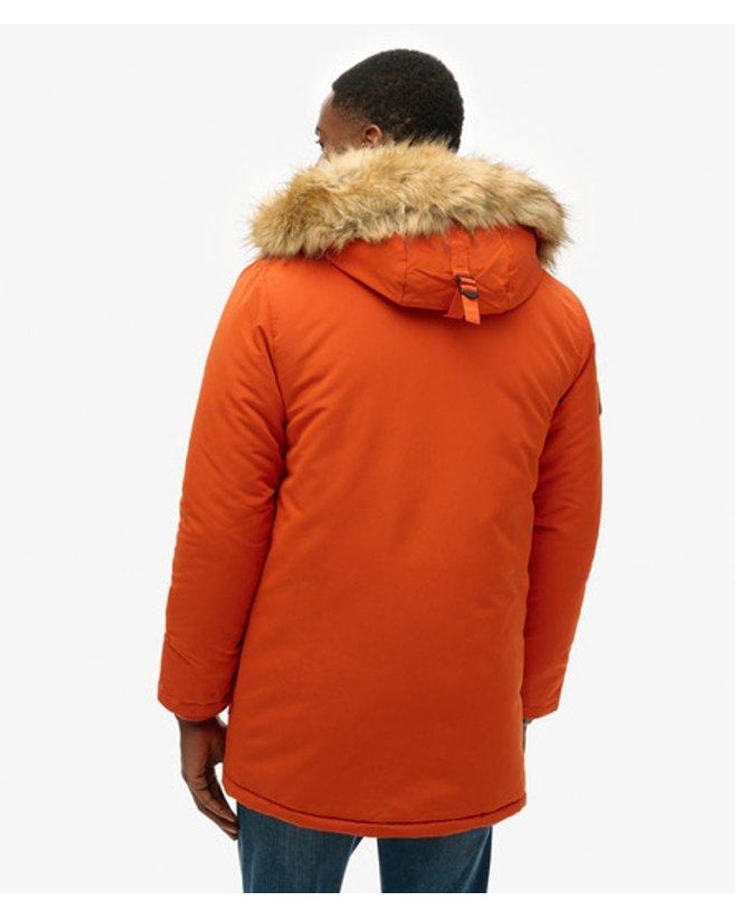 Superdry Orange & Co Everest Hooded Faux Fur Parka for men