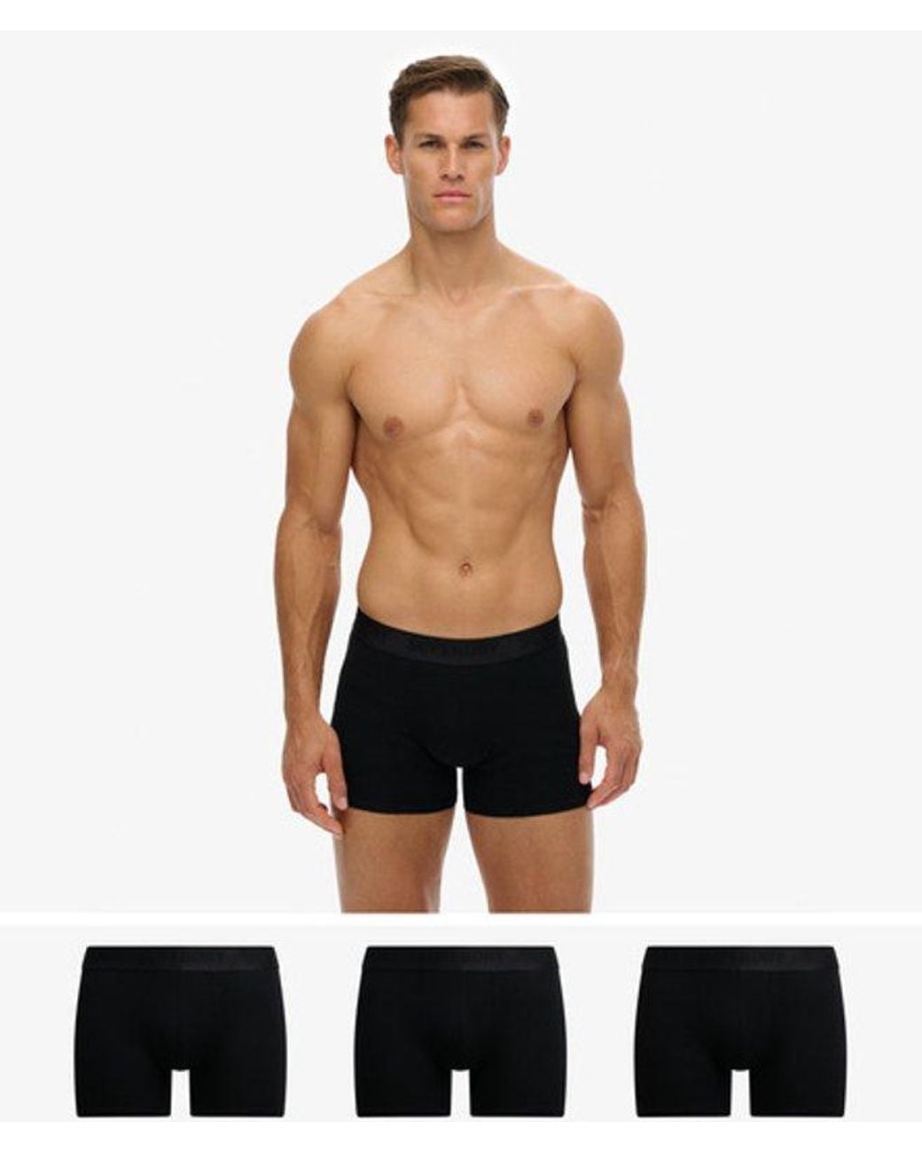 Superdry Black & Co Boxer Triple Pack for men