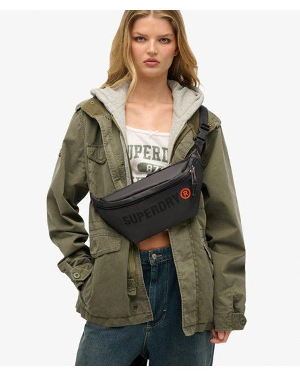 Superdry Tarp Core Bumbag in Black | Lyst UK