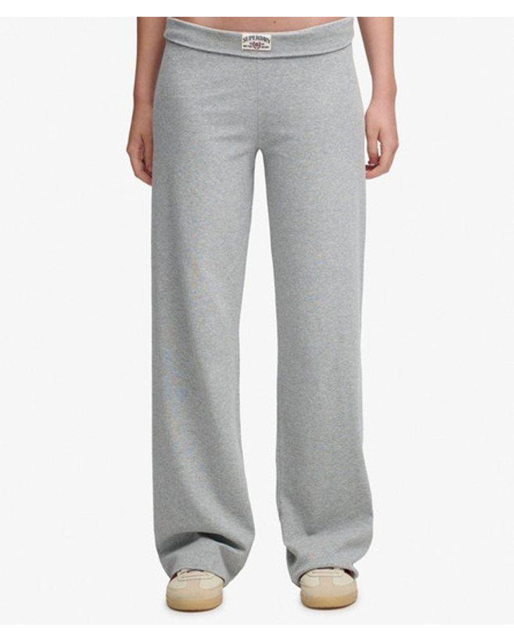 Superdry White & Co Athletic Essentials Fold Over joggers