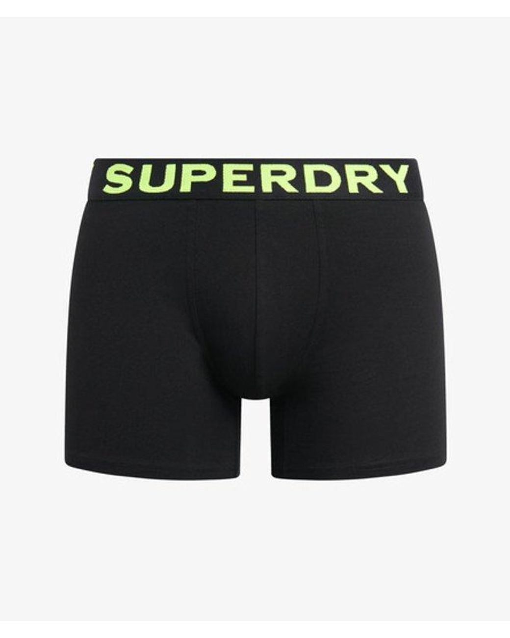 Superdry White & Co Classic Logo Print Cotton Boxer Triple Pack for men