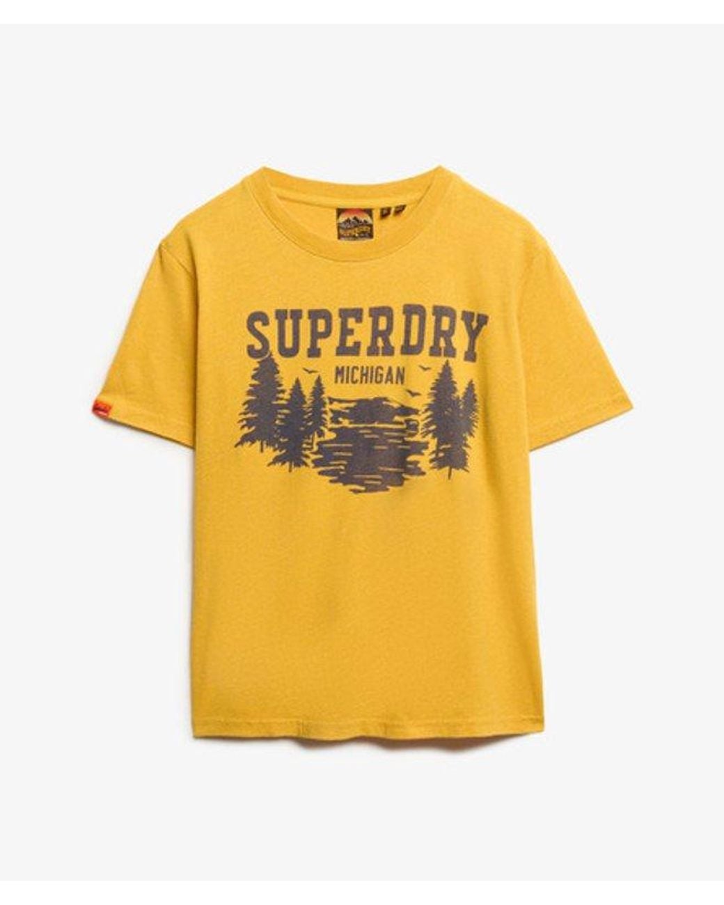 Superdry Yellow & Co Lo-fi Outdoor Mono Relaxed T-shirt