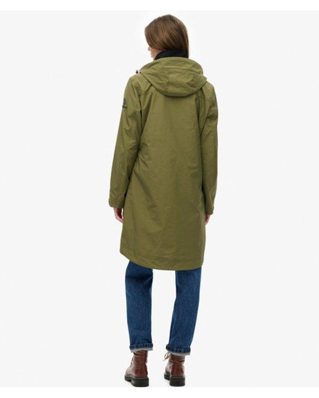 Superdry Green & Co Hooded Long Shell Parka