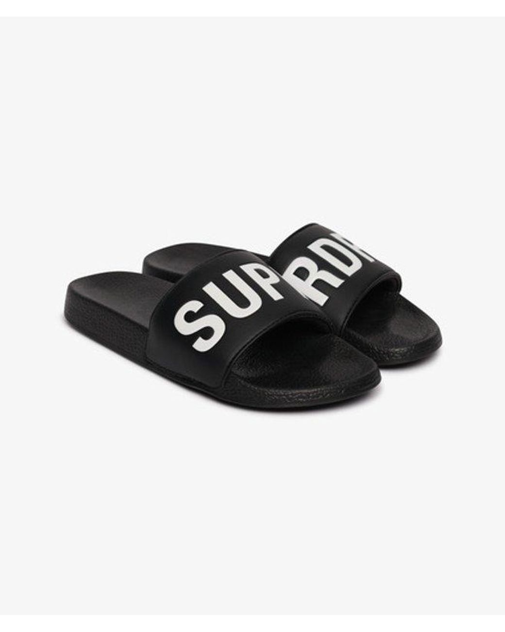 Superdry Black & Co Pool Sliders