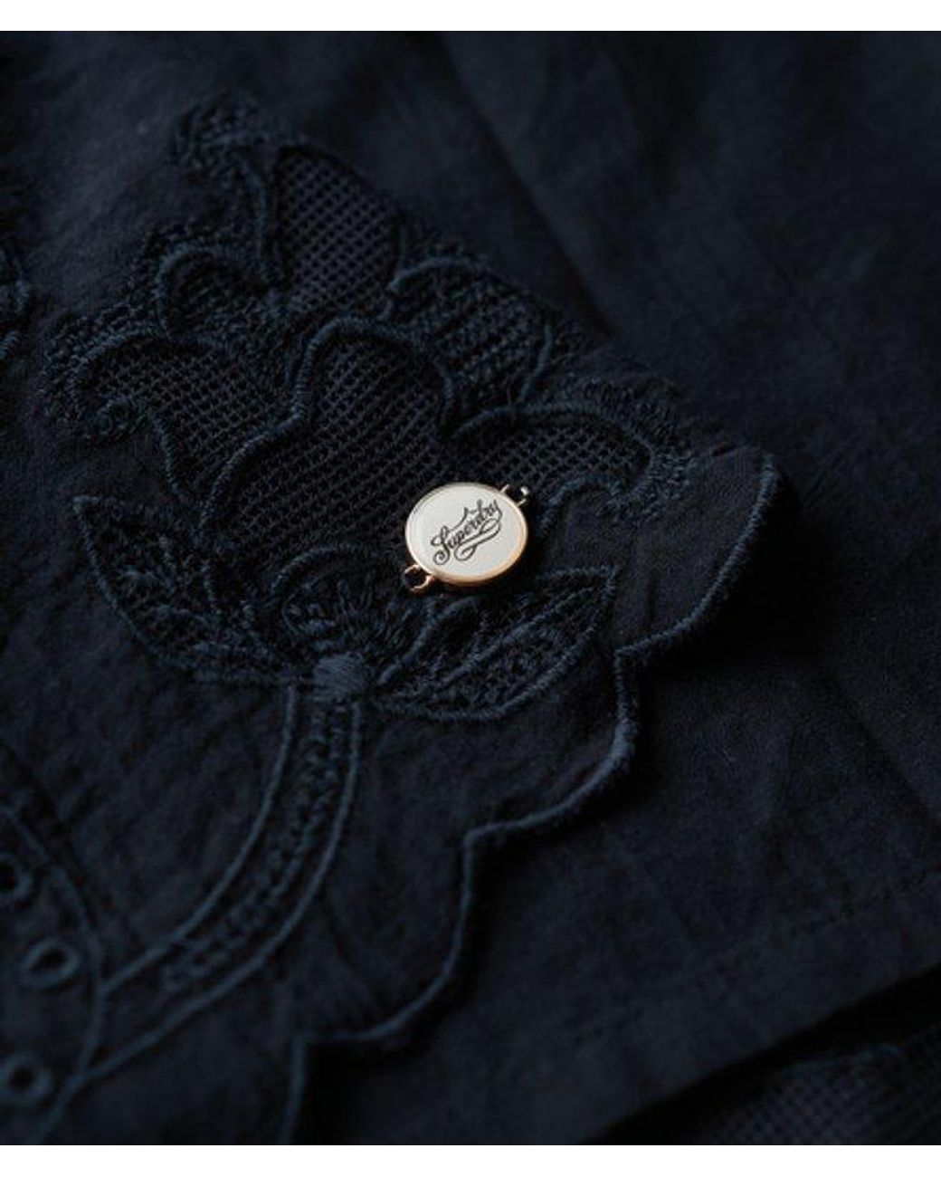 Superdry Blue & Co Ibiza Embroidered Cami Top