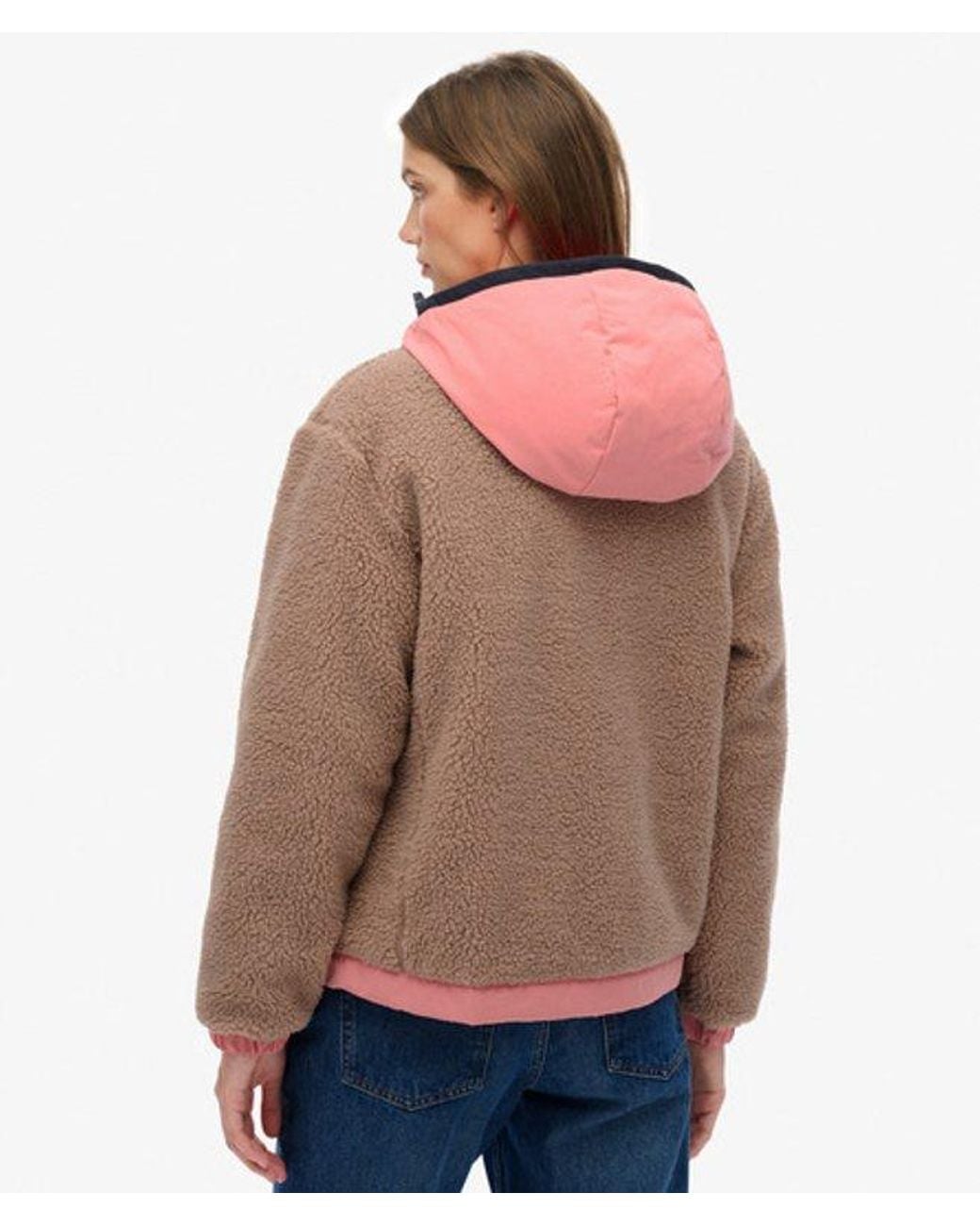 Superdry Natural & Co Vintage Sherpa Fleece Jacket