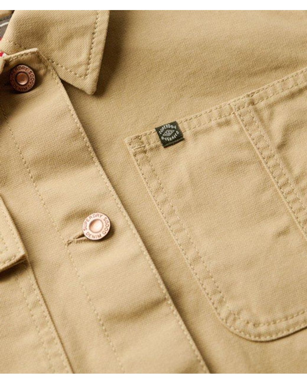 Superdry Natural Embroidered Chore Jacket