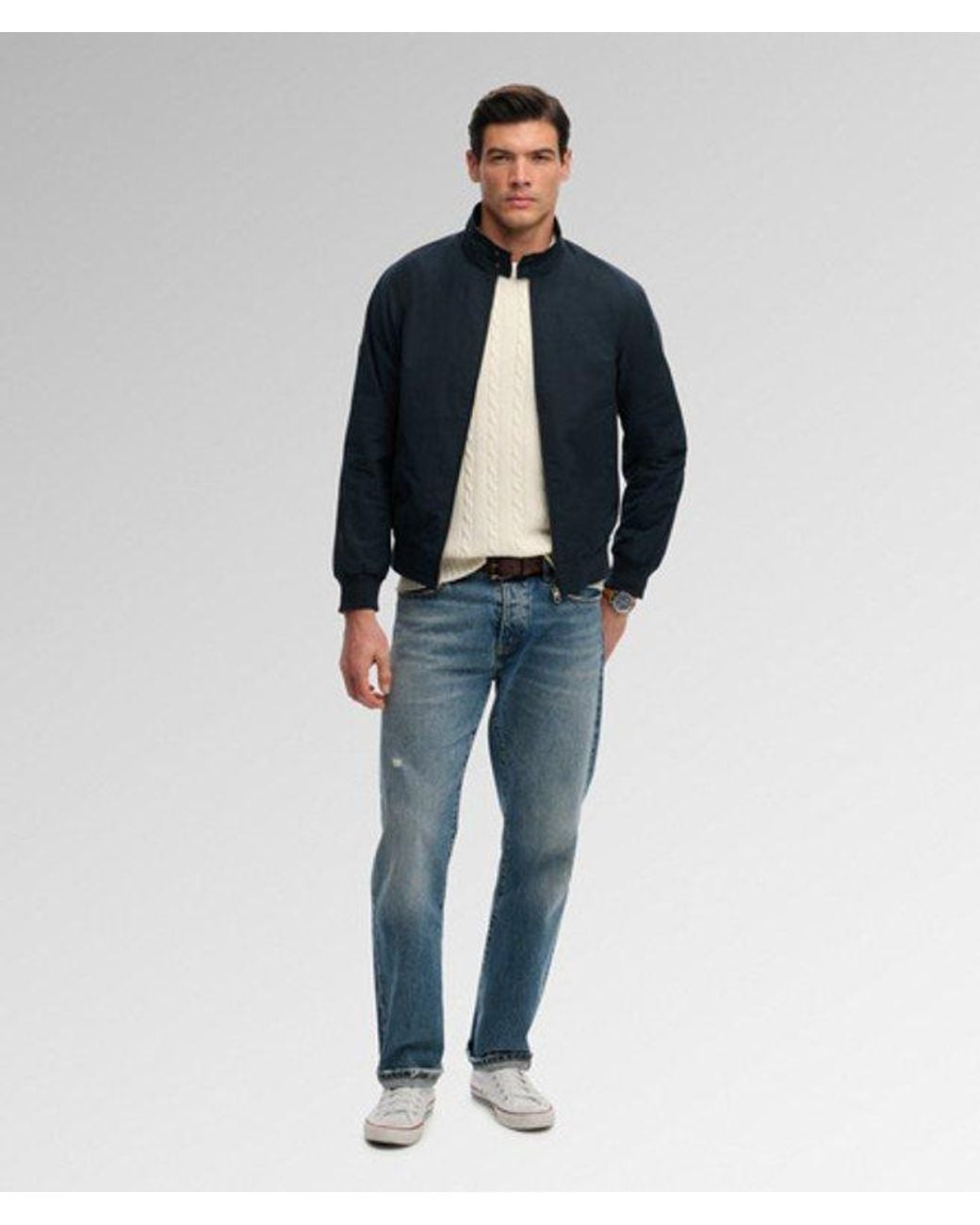 Superdry Blue & Co Classic Harrington Jacket for men