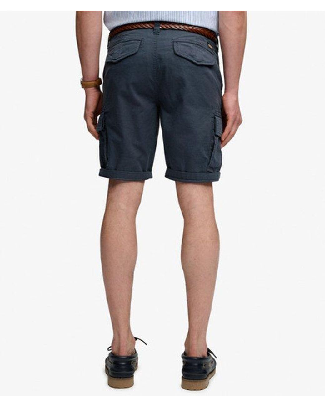 Superdry Blue & Co Vintage Core Cargo Shorts for men