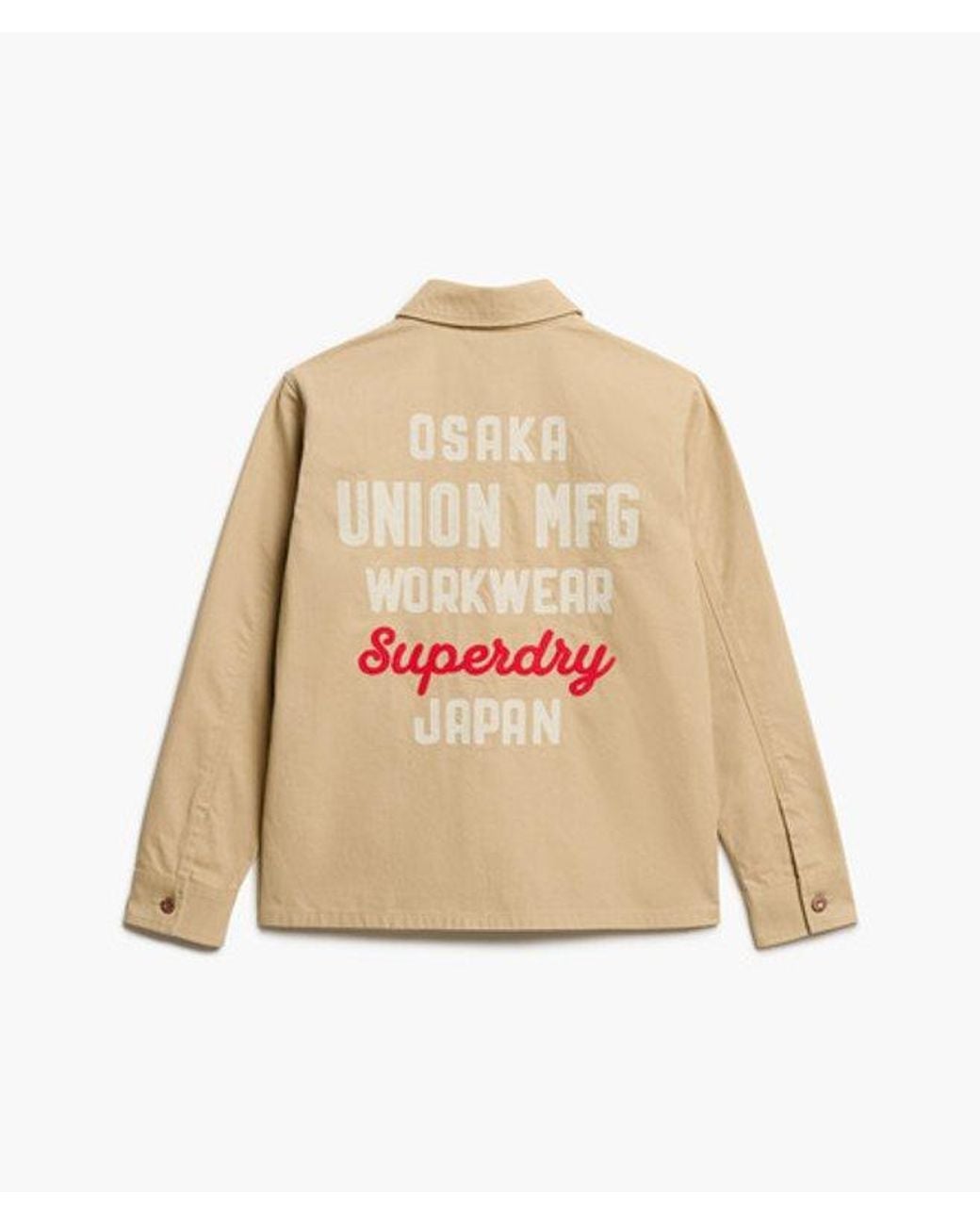 Superdry Natural Embroidered Chore Jacket