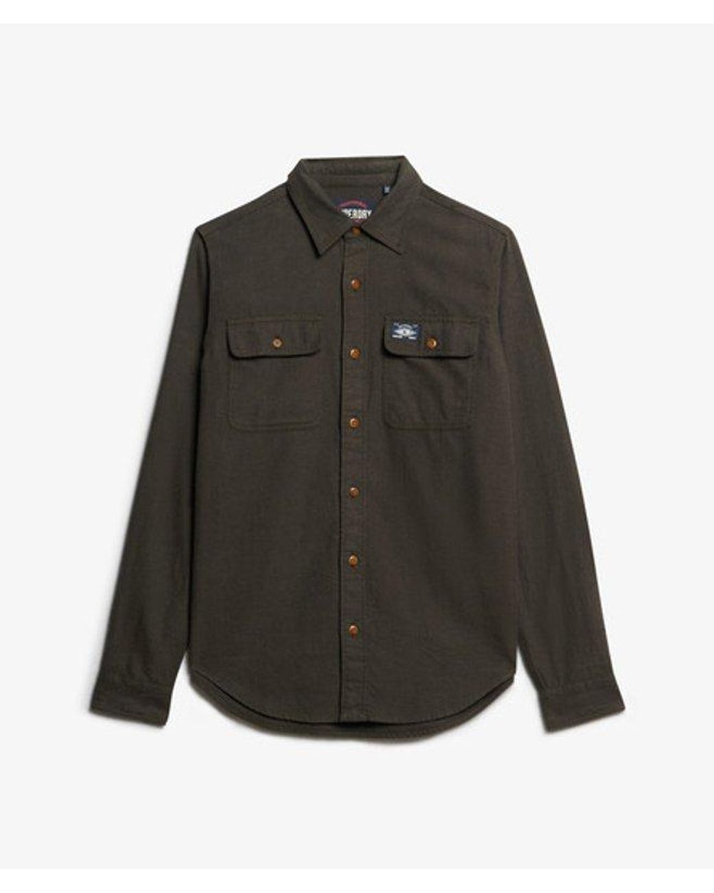 Superdry Green Trailsman Relaxed Fit Overshirt for men