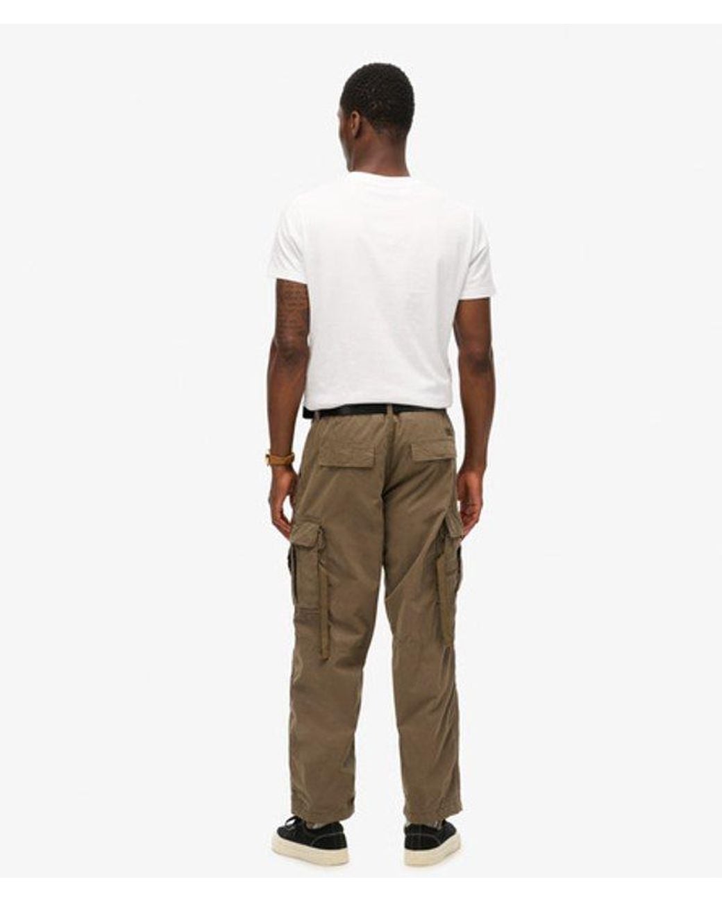 Superdry Natural & Co Organic Cotton Vintage Parachute Cargo Pants for men