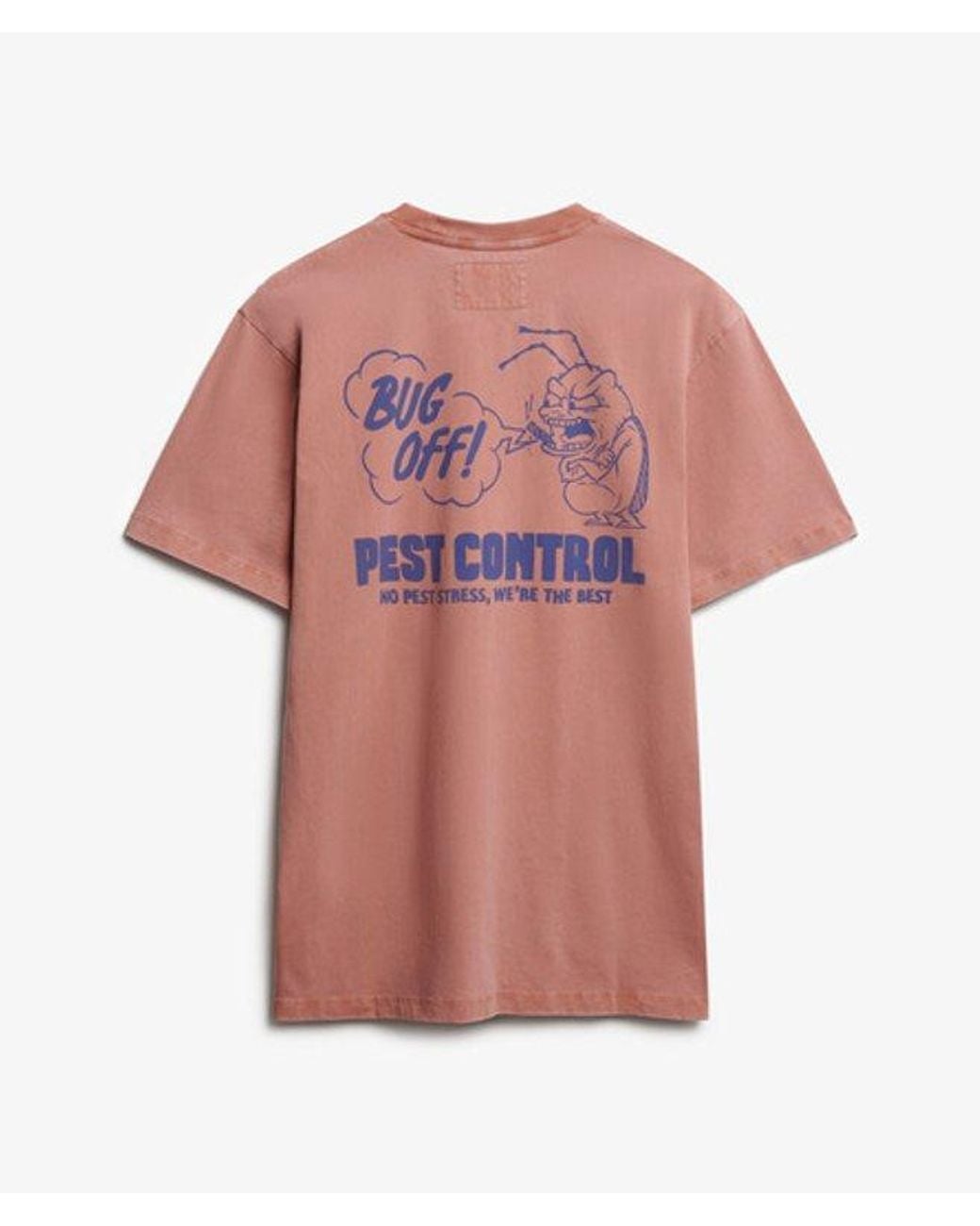 Superdry Brown & Co Trade Tools Oversized T-shirt for men