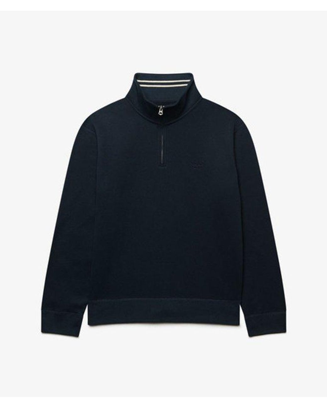 Superdry Black & Co Essential Serif Logo Half Zip Sweatshirt for men