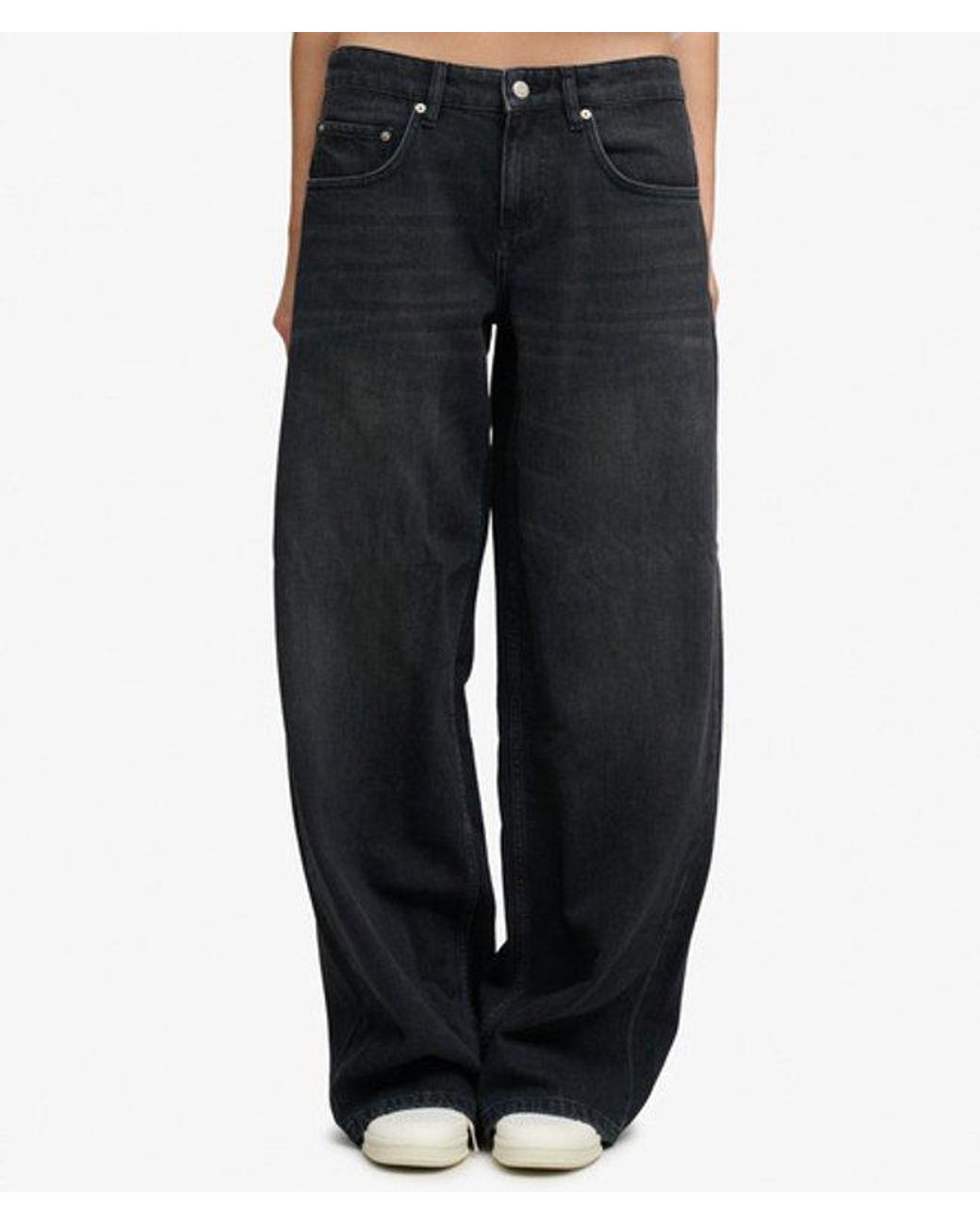 Superdry Blue & Co Mid Rise baggy Jeans