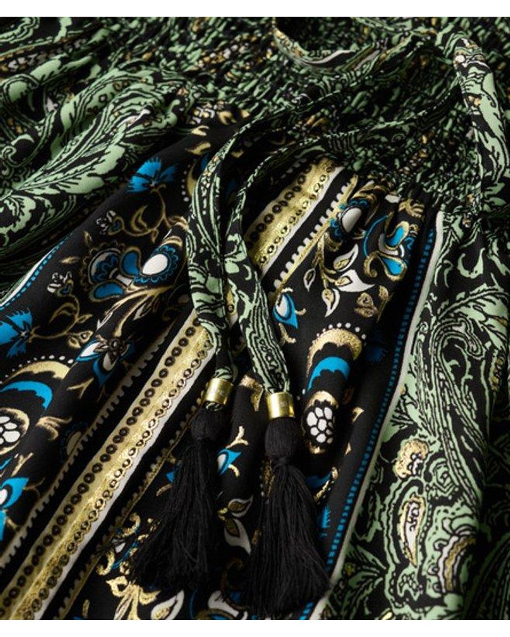 Superdry Green & Co Paisley Print Mini Skirt
