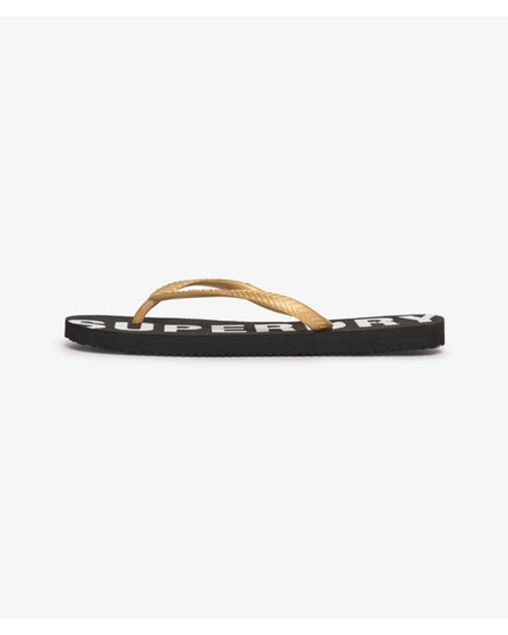 Superdry Black & Co Code Essential Flip Flops