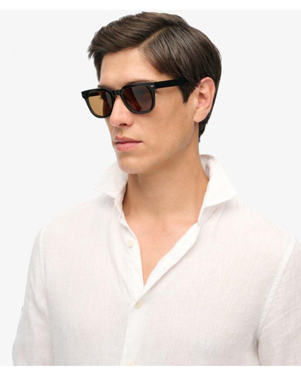 Superdry Black & Co Retro Square Sunglasses