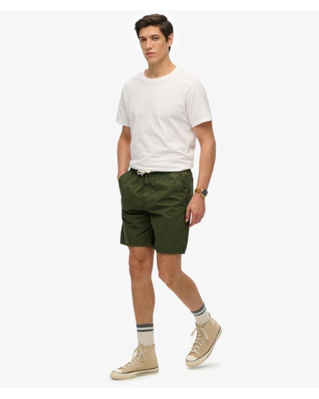 Superdry Green & Co Essentials Walk Shorts for men
