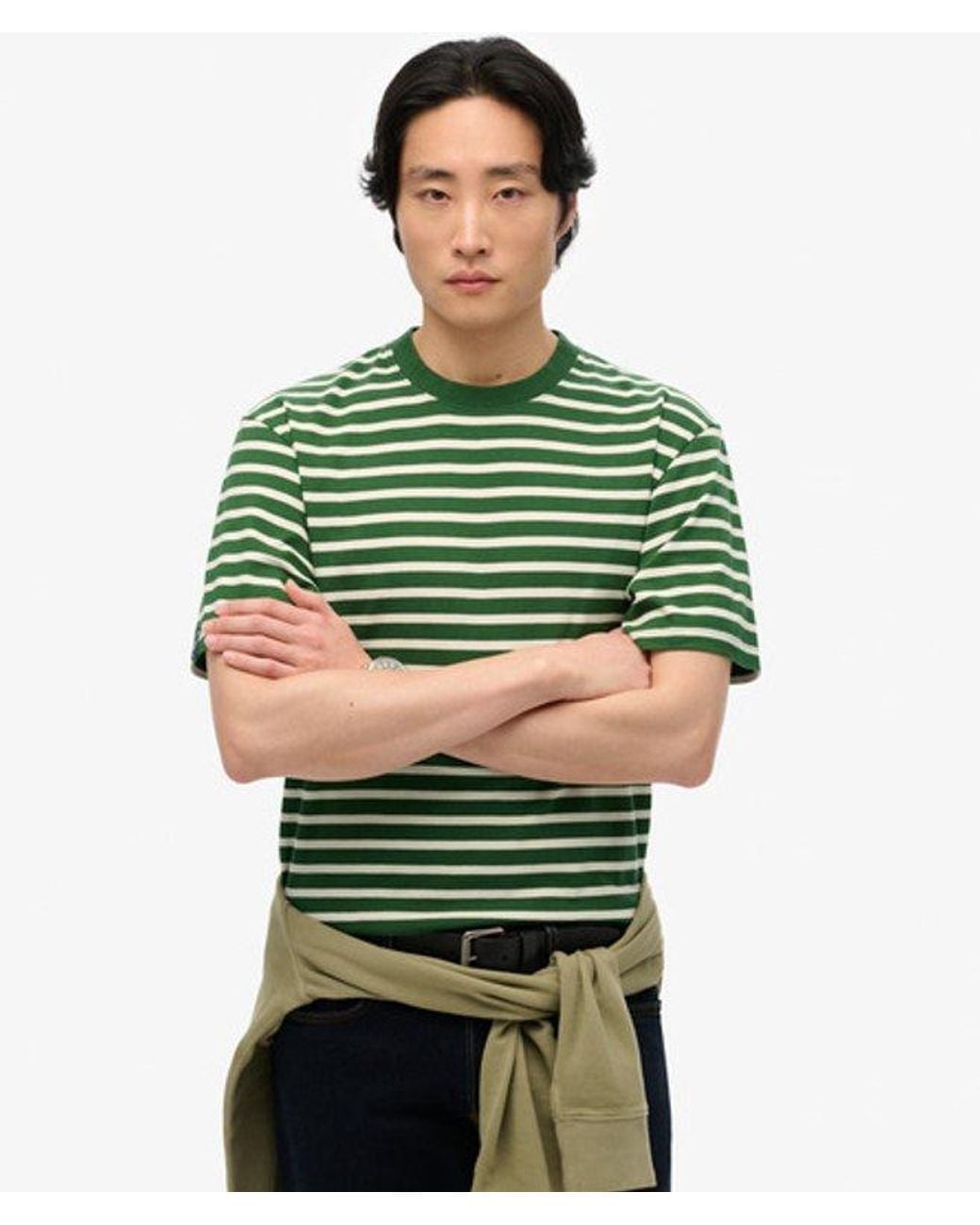 Superdry Green & Co The Merchant Store - Stripe T-shirt for men
