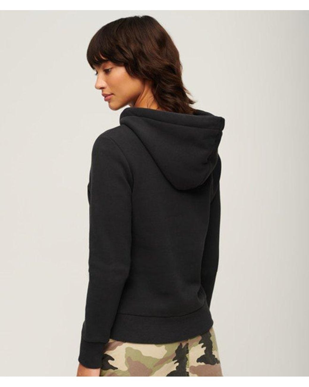 Superdry Black & Co Tonal Rainbow Hoodie