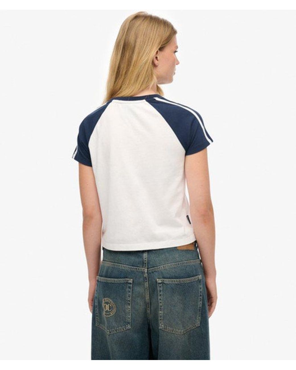Superdry White & Co Essential Logo Retro T-shirt