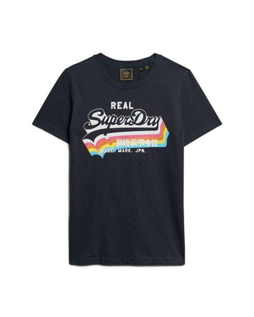 Superdry Blue & Co Vintage Logo T-shirt