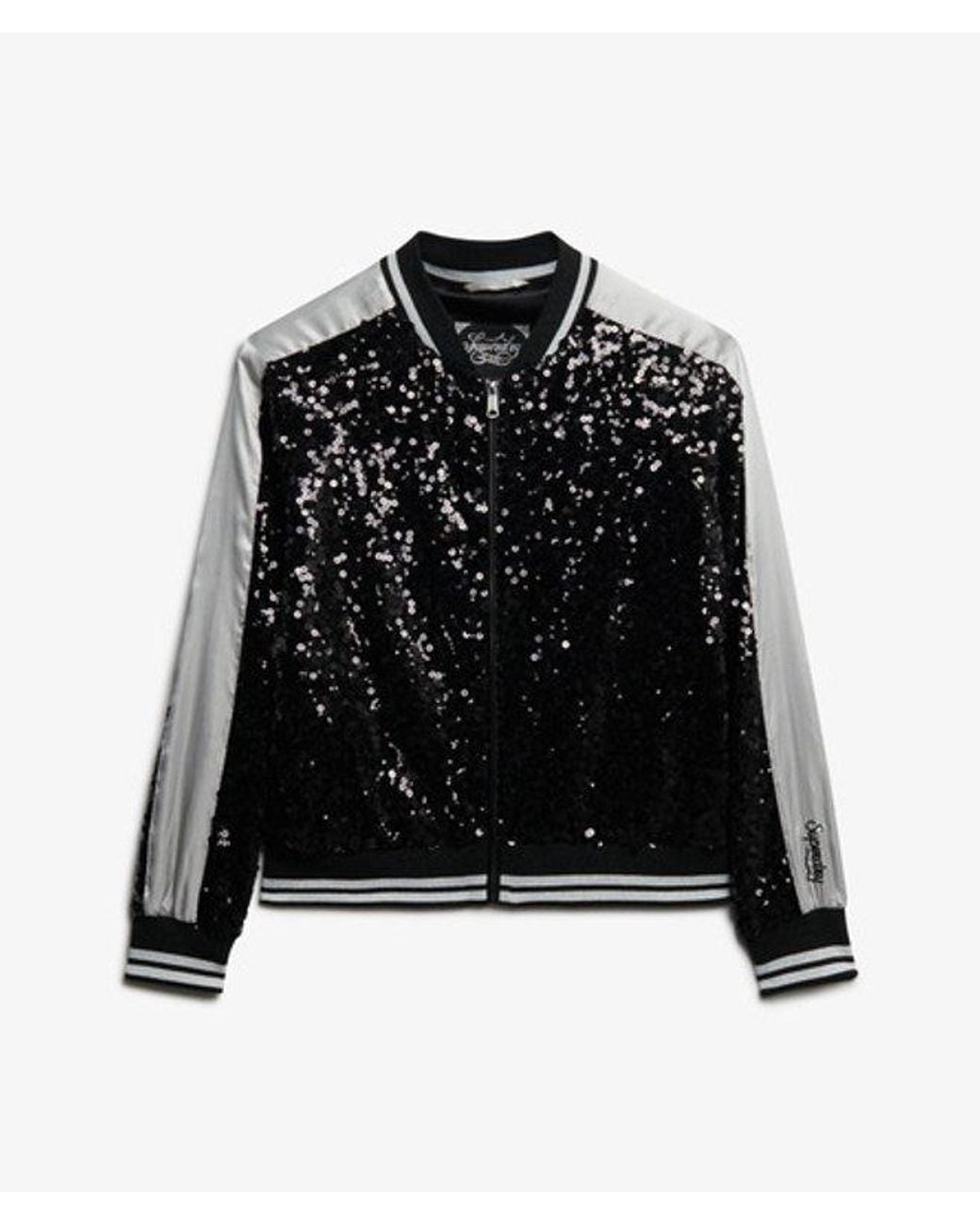 Superdry Black & Co Sequin Suikajan Jacket