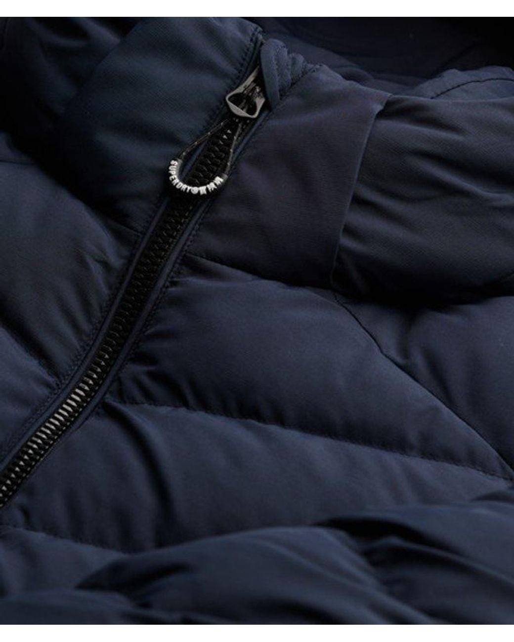 Superdry Blue & Co Hooded Fuji Padded Jacket