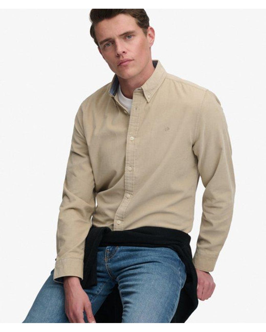 Superdry Natural & Co Classic Needle Cord Shirt for men