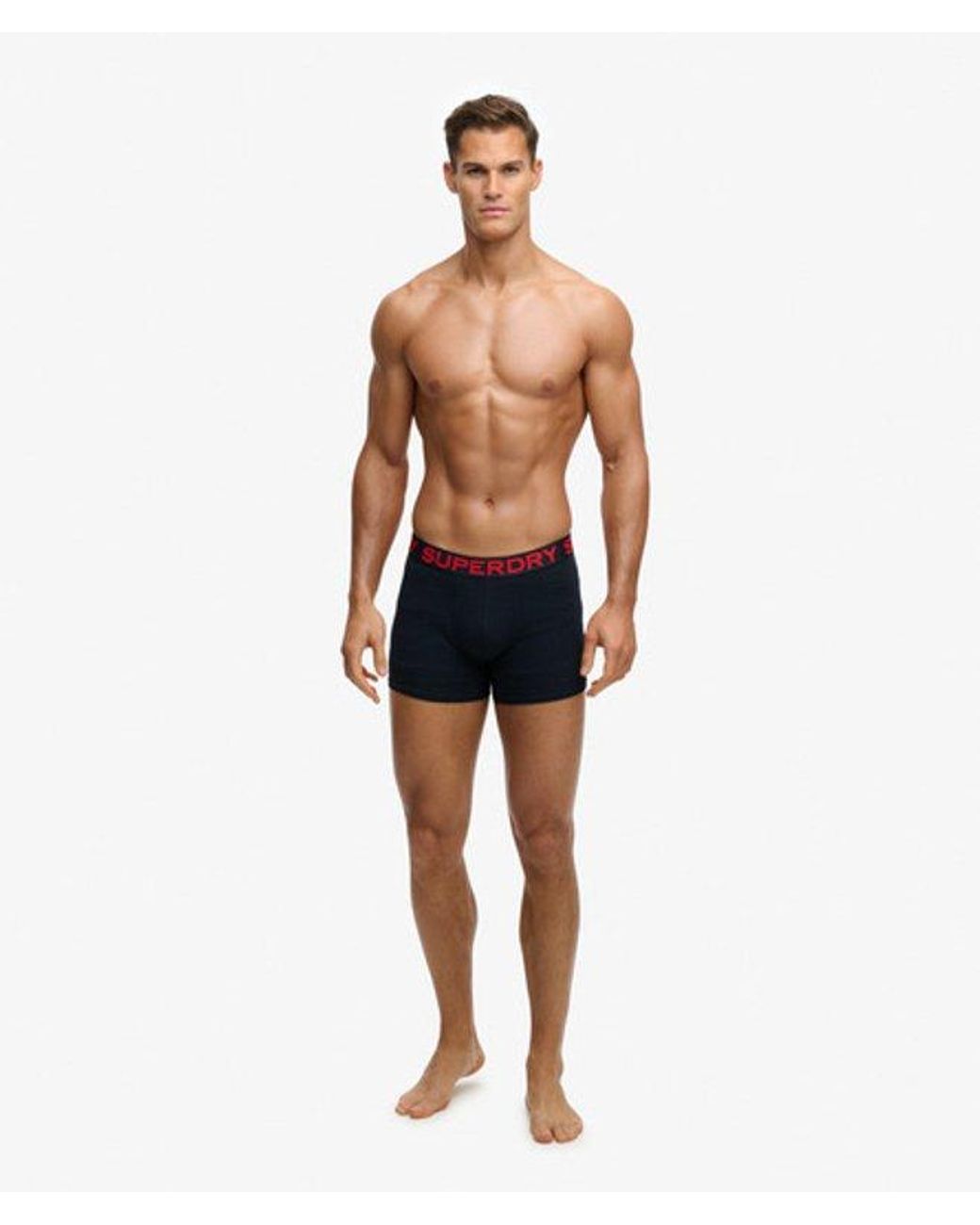 Superdry Blue & Co Boxer Triple Pack for men
