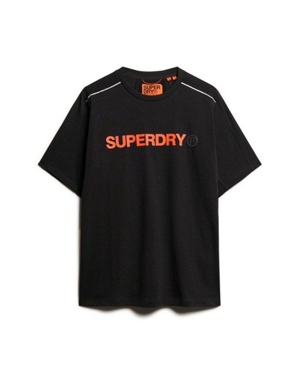 Superdry Black & Co Tech Logo Relaxed T-shirt for men