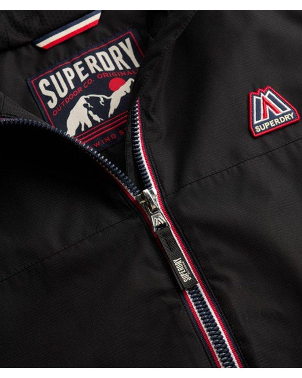 Superdry Blue & Co Essential Tri Windbreaker Jacket