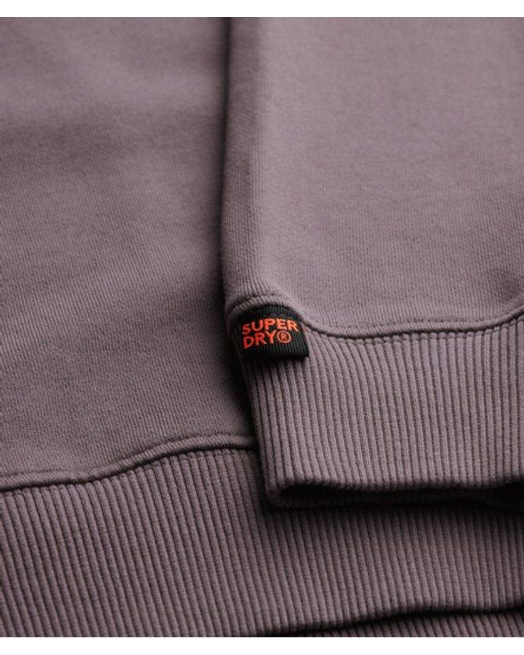 Superdry Purple & Co Old School Tattoo Oversized Crew Sweatshirt