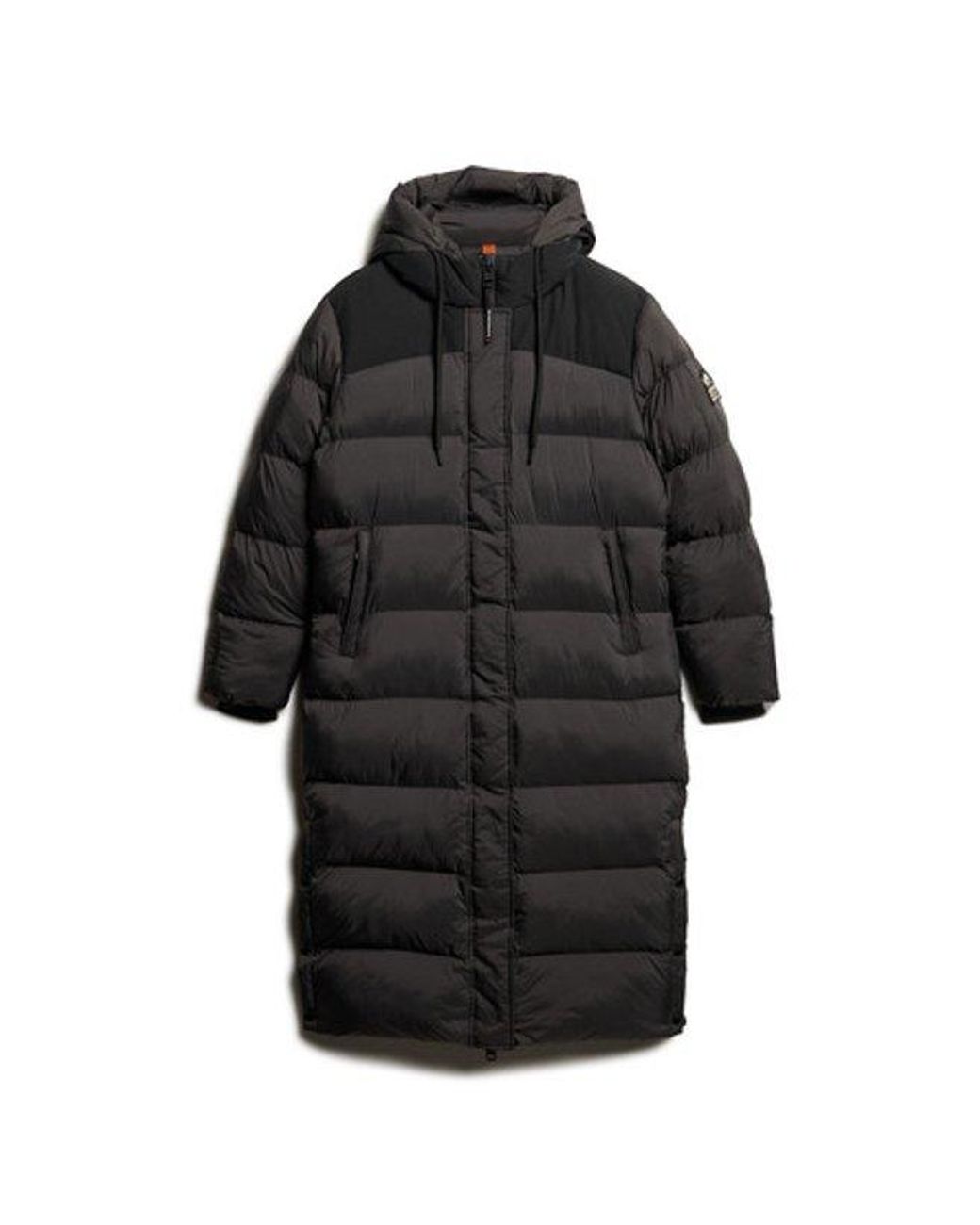 Superdry Blue & Co Rip-stop Long Puffer Coat