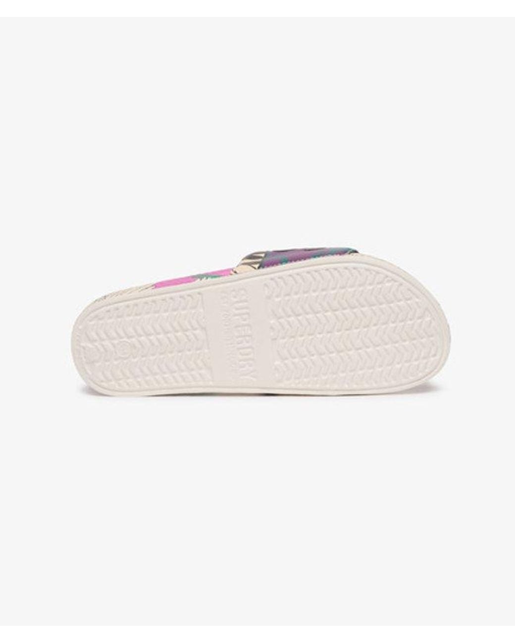 Superdry Natural & Co All Over Printed Pool Sliders