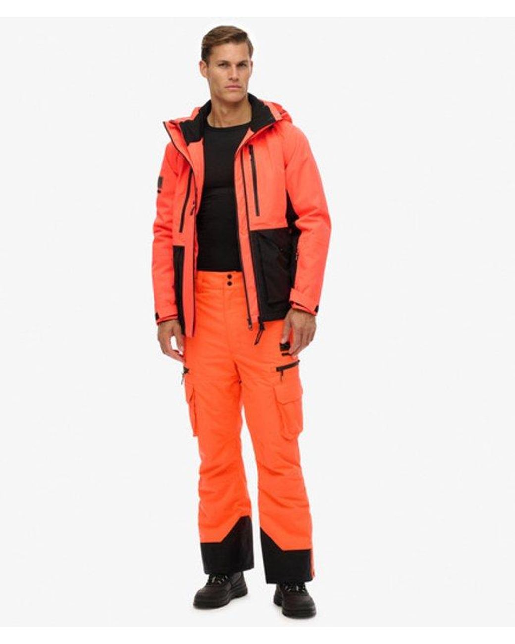 Superdry Red Ultimate Freestyle Ski Pants for men