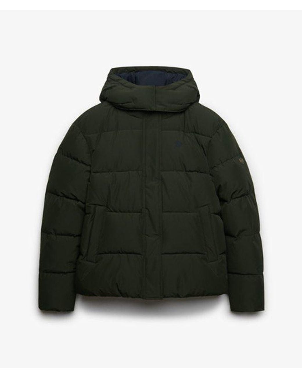 Superdry Green & Co Premium Hooded Puffer Jacket