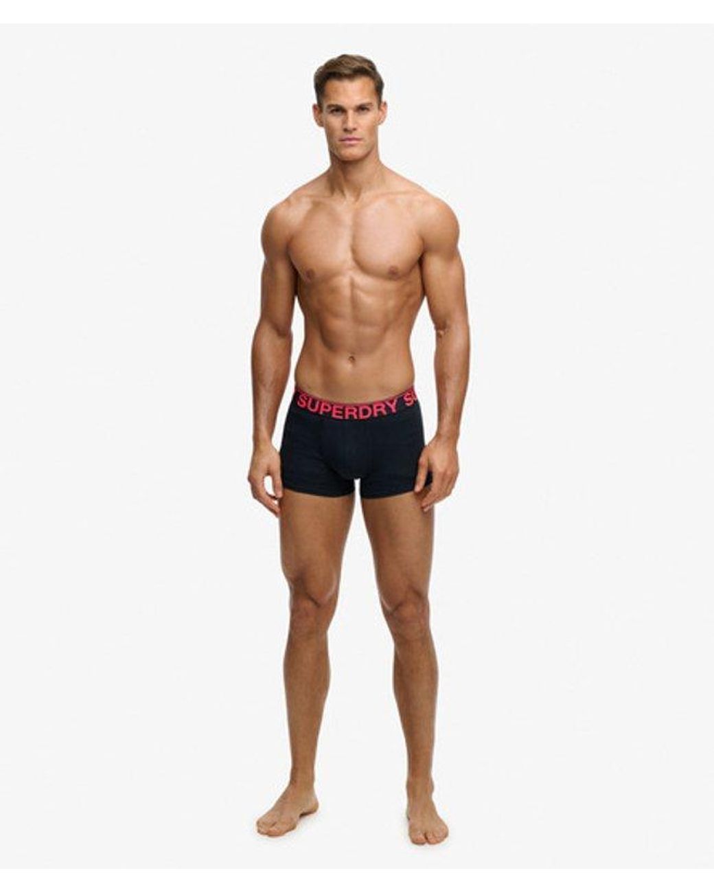 Superdry Blue & Co Trunk Triple Pack for men
