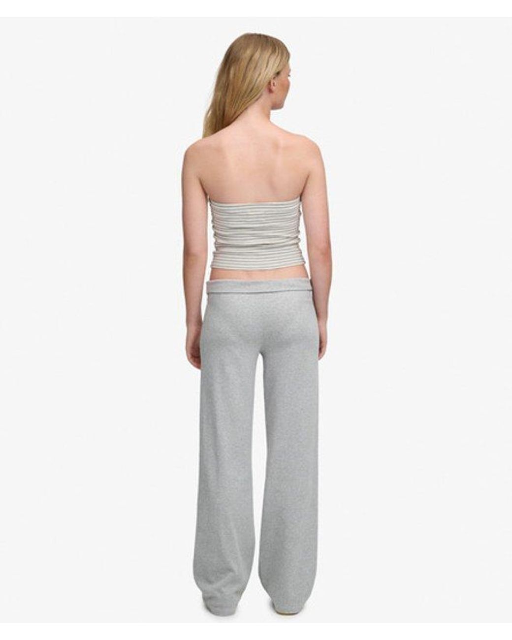 Superdry White & Co Athletic Essentials Fold Over joggers