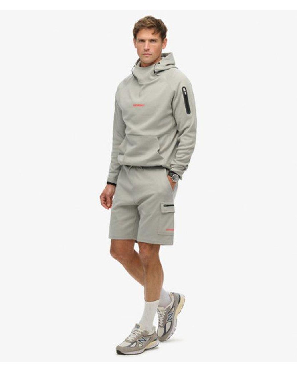 Superdry Natural & Co Tech Logo Cargo Shorts for men